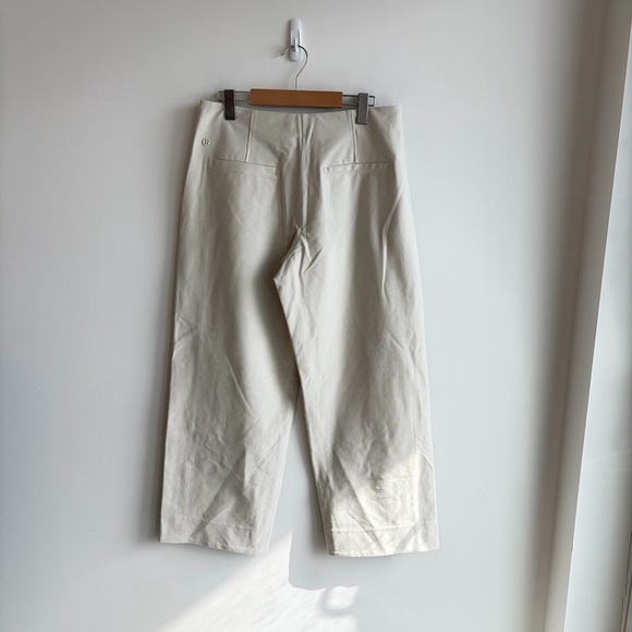 2023 Lululemon Cream Pants Size 10 - Picture 2 of 11